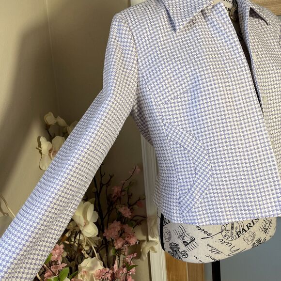 Larry Levine Suit Petite Size 10P Work Office Blazer - Picture 4 of 7